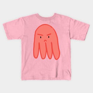 Grumpy Octo - peeved peach Kids T-Shirt